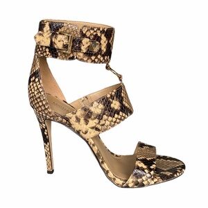 Michael Kors Snake Skin Strap Heels